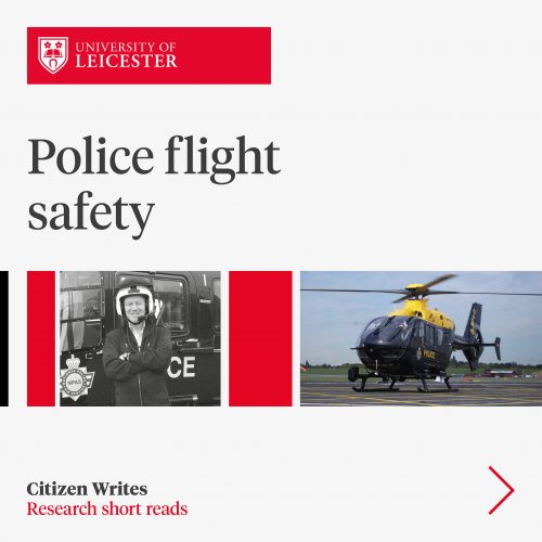 Researching flight safety at the UK National Police Air Service image